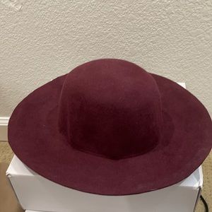 Beautiful burgundy hat